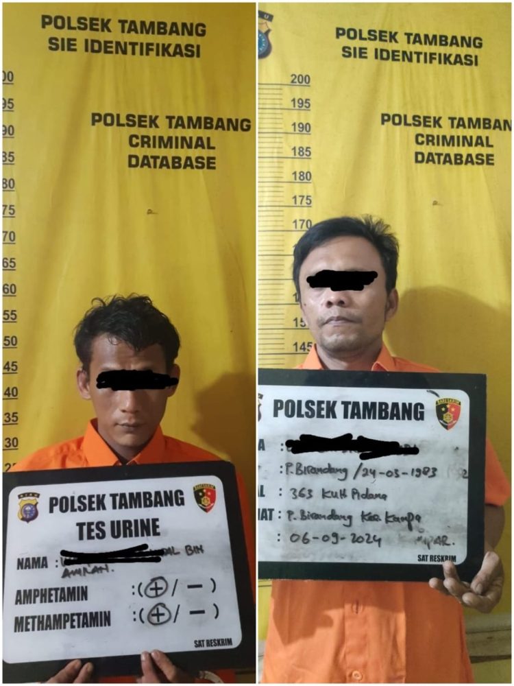 Dua Pelaku Spesial Pembobol Rumah Diamankan Unit Reskrim Polsek Tambang Satu Pelaku DPO