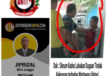 Tidak Terima Bahan Ilegal Logging di Foto, Kades Pantai Harapan Bersama 9 Orang Warganya Datangi Oknum Wartawan Lakukan Tindakan Kekerasan 