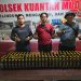Polsek Kuantan Mudik Laksanakan Cipta Kondisi Jelang Nataru, 132 Botol Miras Diamankan