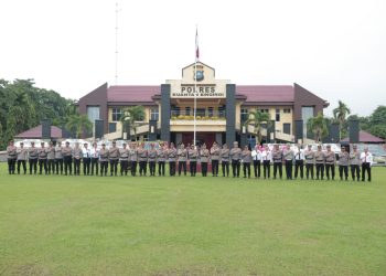 Kapolres Kuansing Pimpin Sertijab Waka Polres, Kapolsek Singingi Hilir, dan Kapolsek Benai