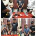 Tim Unit Intel kodim 0302/Inhu Ringkus Lima Tersangka Narkoba, dan amankan Sepucuk  Senpi Rakitan