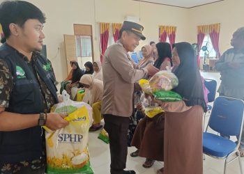Alhamdulillah, Polsek Siak Hulu Laksanakan Jum’at Curhat Dan Bakti Sosial Bersama PT. ABL di Desa Kepau Jaya