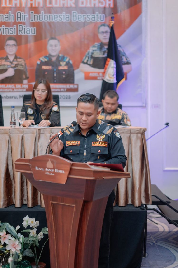 DR (c). Edwin Aditya Nugraha TERPILIH SECARA AKLAMASI DIMUSWILUB PEKAT IB PROVINSI RIAU Priode 2025-2030