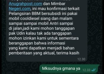 Kabar Dugaan Penimbunan Solar oleh Supervisor SPBU Berinisial K adalah Hoaks dan Tendensius