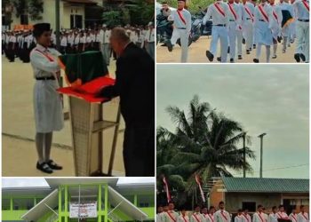 Semangat Dan Antusias..!! Sekolah Adven Pasir Putih Siak Hulu Kab. Kampar Gelar Upacara HUT RI Ke-80 Berkibarlah Benderaku..!!