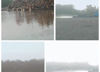 Keresahan Warga Masyarakat Setempat: Lapor Pak Kapolda, Sekitar 15 Rakit Aktivitas PETI di Sungai Kuantan Wilayah Cerenti.