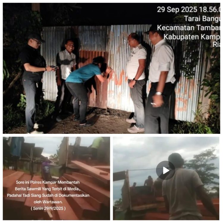 Dibalik Maraknya Aktivitas Illegal Logging di Wilayah Kampar Diduga Ada Peran Oknum Aparat Penegak Hukum, Terindikasi Kinerja Kapolres Kampar Sangat Buruk