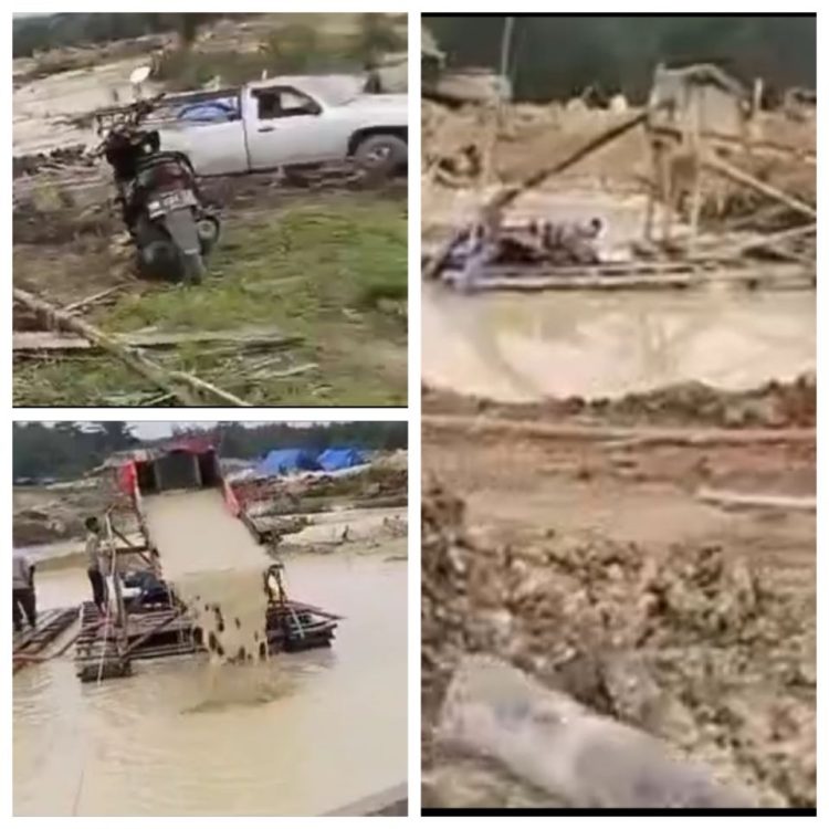 Aktivitas PETI Diduga Semakin Marak di Wilayah Sektor Polsek Kuantan Mudik: Warga Laporkan Sekitar 300 Rakit Beroperasi dan Setoran Mingguan Rp1,5 Juta per Unit