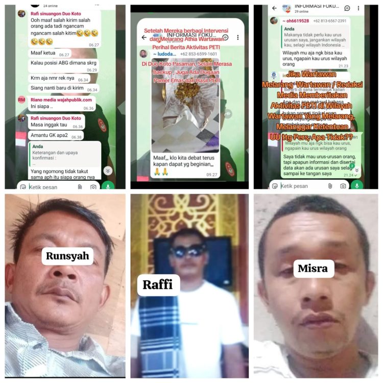 Para Penambang Ilegal di Duo Koto Pasaman Secara Terang-terangan Kepada Umum dan Menantang Hukum Tanpa Berkutik APH, Apa Benar Karena Dugaan Kordinasi??