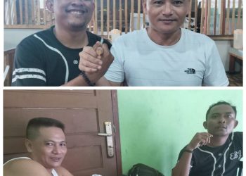 Athia dan Sugianto, Kembali Harmonis Usai Keduanya Dipertemukan Pimred Riau99.net, Maadil