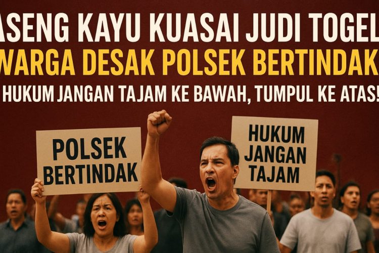 Aseng Kayu Kuasai Judi Togel di Tanah Jawa, Warga Desak Polsek Bertindak — Hukum Jangan Tajam ke Bawah, Tumpul ke Atas!