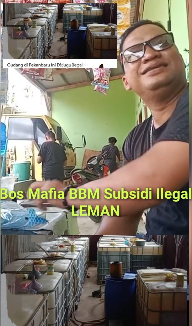 Praktik Ilegal BBM Subsidi Semakin Merajalela di Pekanbaru, Masyarakat Resah!   
