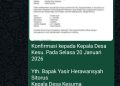 KADES KESUMA TERLIBAT PENERBITAN SKT DI HUTAN LINDUNG BUKIT KUSUMA