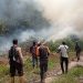 KEBAKARAN LAHAN DI SUKARJO MESIM, RUPAT, API MASIH BERKOBAR