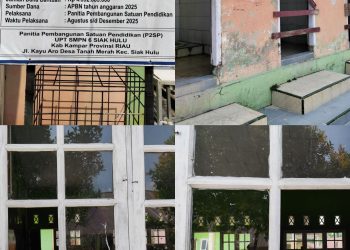 Dugaan Mark-Up dan Minim Transparansi pada Proyek Revitalisasi SMPN 6 Siak Hulu Senilai 4,3 miliar 