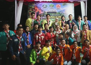 Presiden mahasiswa dan wakil Presiden mahasiswa Badan Eksekutif Mahasiswa Universitas Hang Tuah Pekanbaru (BEM UHTP) Hadiri Kemah Kebangsaan Mahasiswa Riau Jaga Lingkungan, Cegah Karhutla dan Hindari bahaya Narkoba