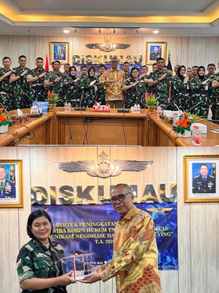 Tingkatkan Kapasitas Perwira TNI AU di Mabesau, Ketua Umum DePA-RI Diundang Sebagai Pembicara