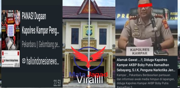 Publik Menunggu Jawaban, Kapolres Kampar Diminta Tidak Bungkam Soal Isu Dugaan Narkotika