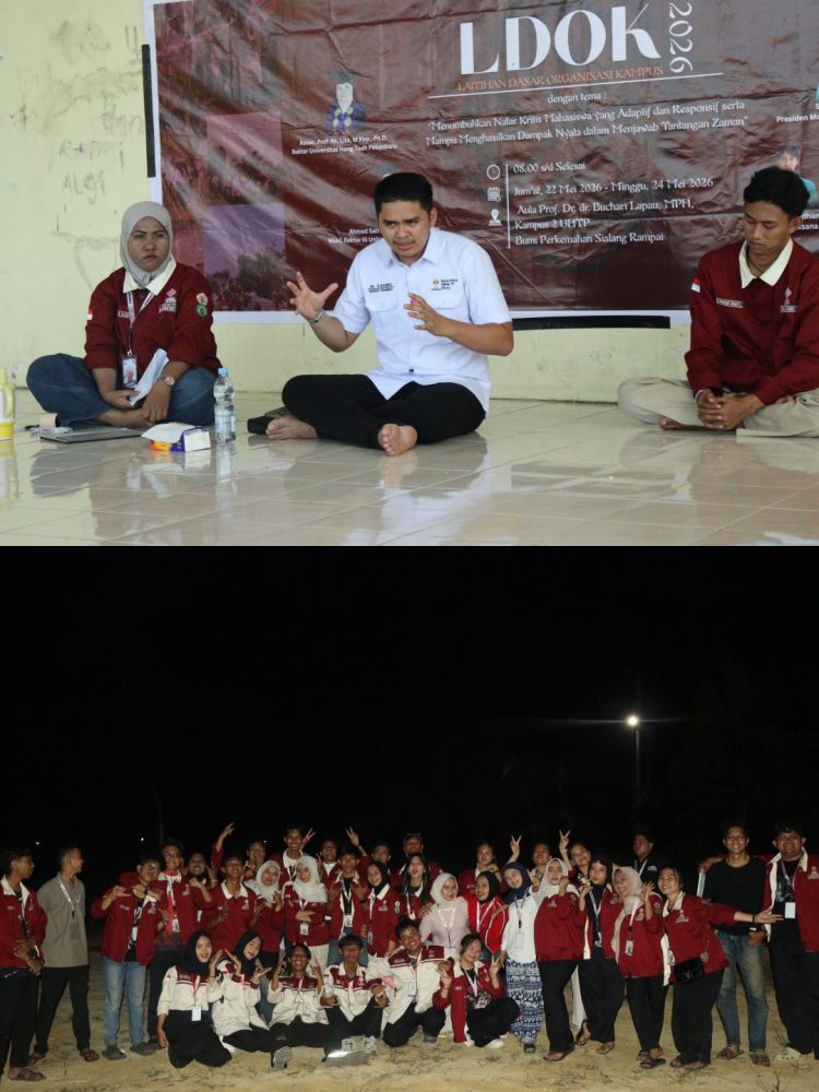 Badan Eksekutif Mahasiswa Universitas Hang Tuah Pekan Baru(BEM UHTP), Selenggarakan Latihan Dasar Organisasi Kampus (LDOK) 23 – 24 Mei 2026